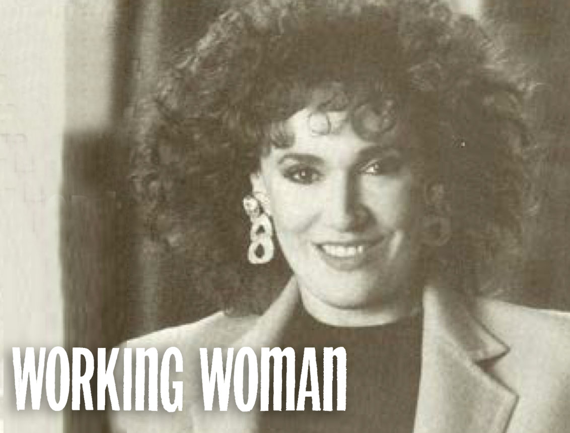 Elaine Garzarelli in Working Woman Magazine as a top Wall Street analyst